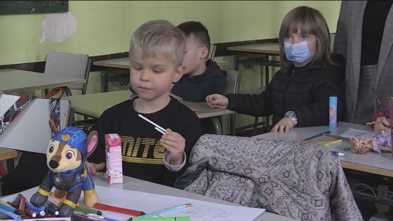 Niños ucranianos en Madrid
