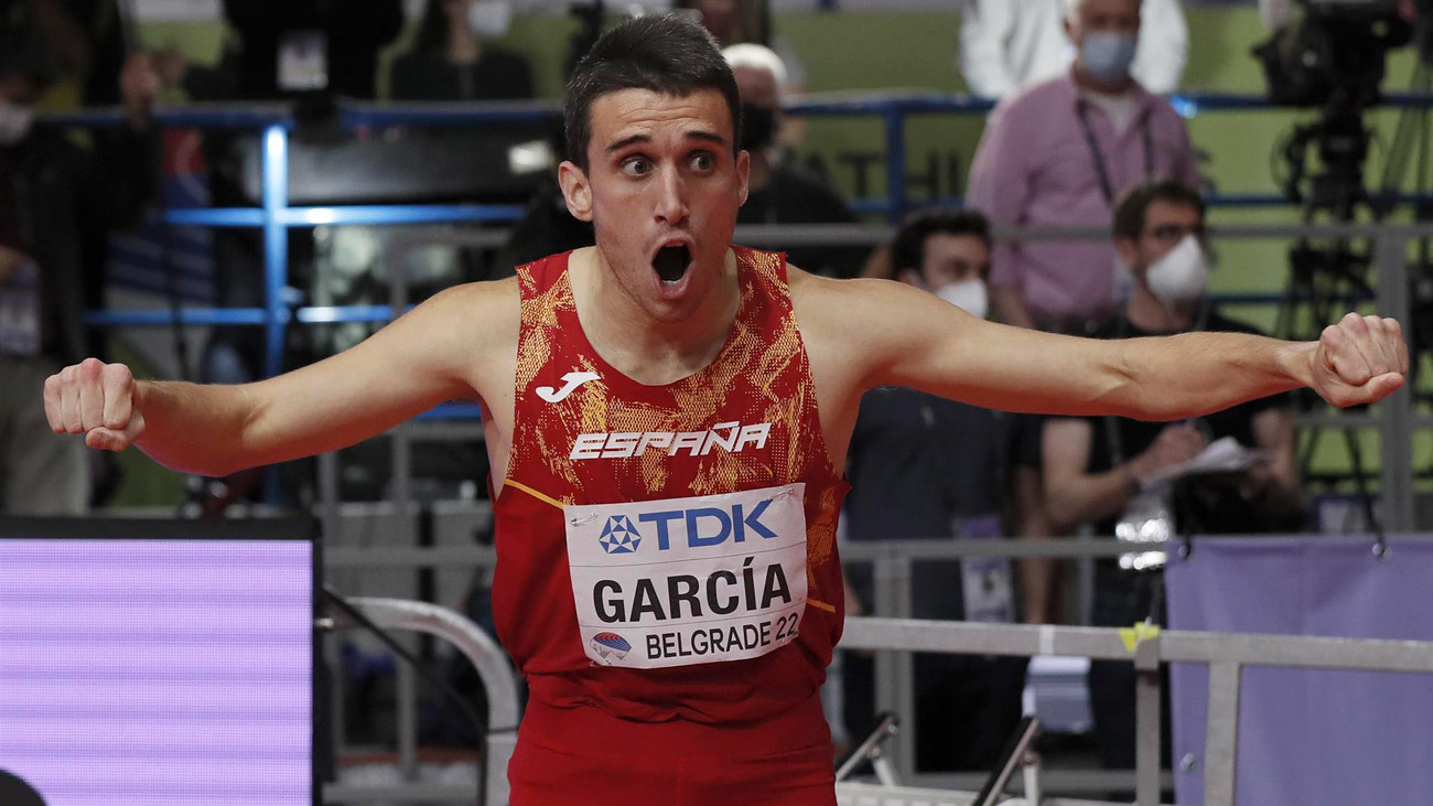 Mariano García, campeón del mundo de 800 metros