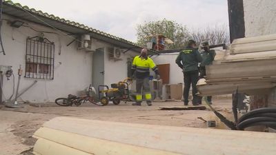 Detenidos un hombre y dos hijos suyos con una plantación de marihuana en la Cañada Real