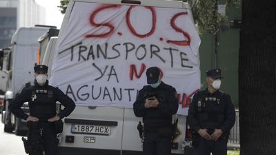 34 detenidos y 353 investigados desde el inicio de la huelga del transporte