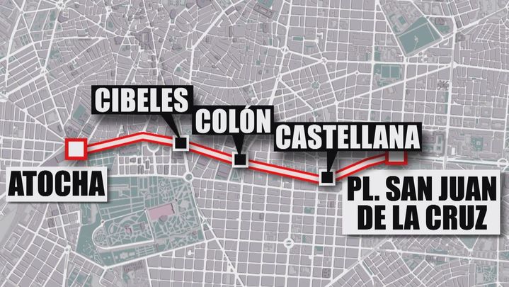 Recorrido de la manifestación rural / TELEMADRID