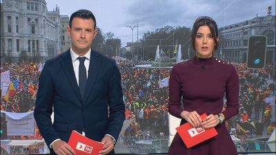 Telemadrid fue líder en la cobertura de la manifestación que el mundo rural celebró ayer en la capital