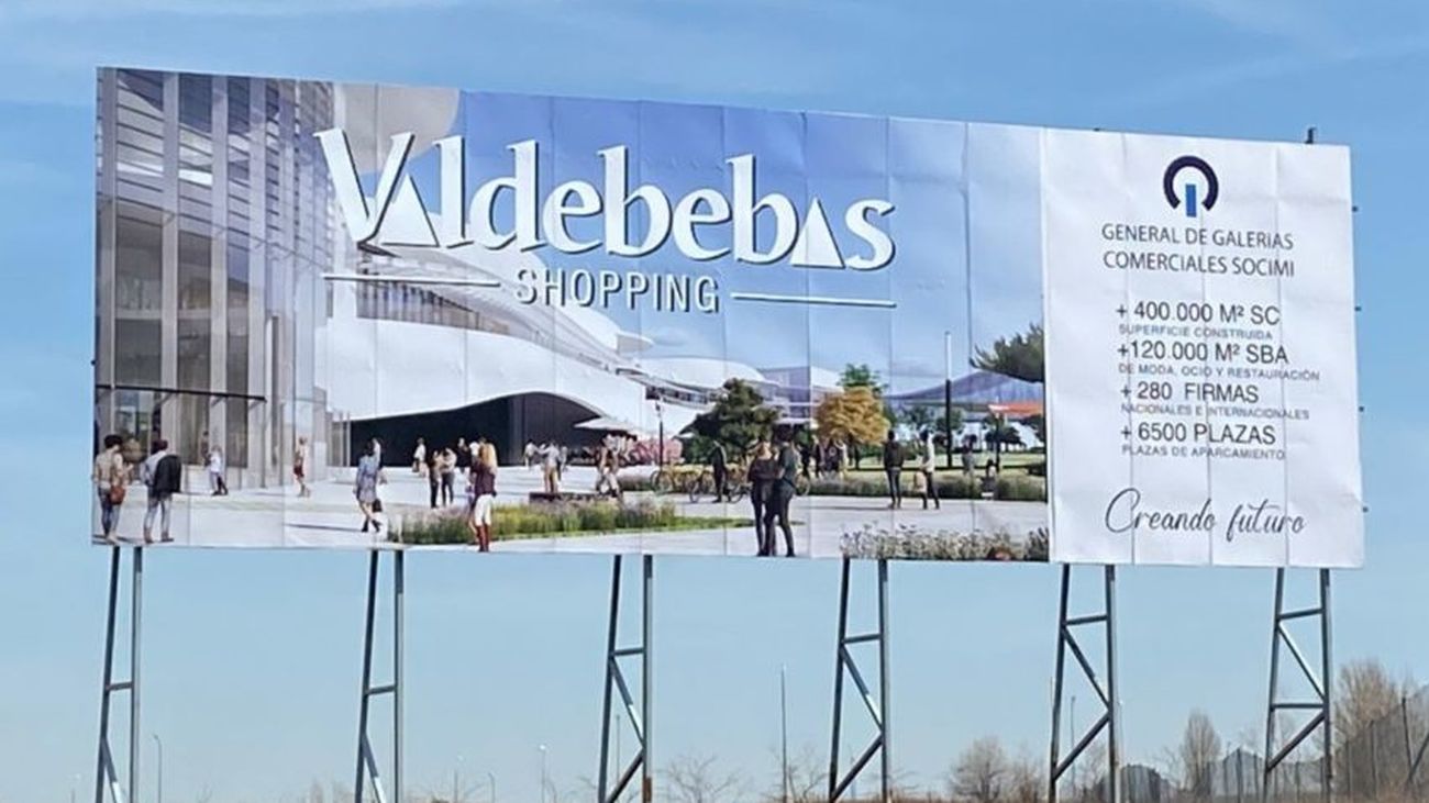 Cartel de Valdebebas Shopping