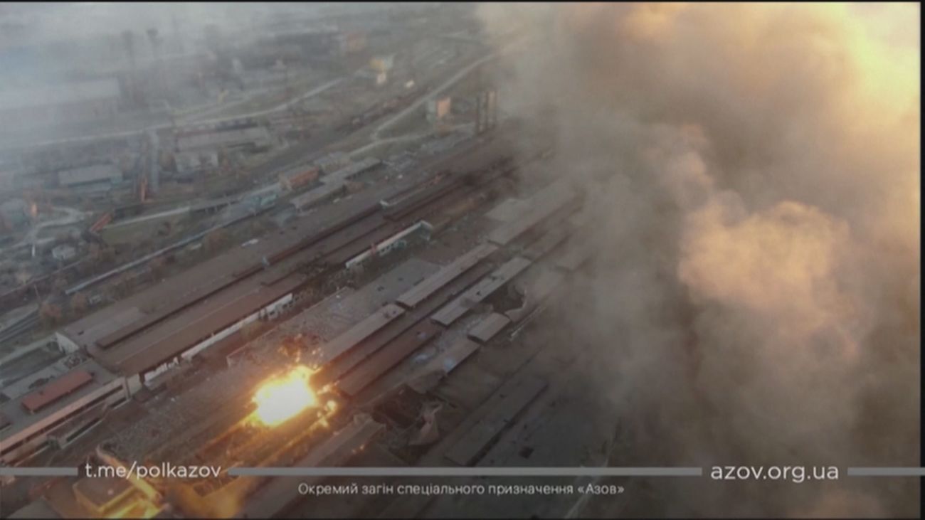 Imágenes de los últimos bombardeos de Rusia en Ucrania, que logra frenar la ofensiva en las últimas horas