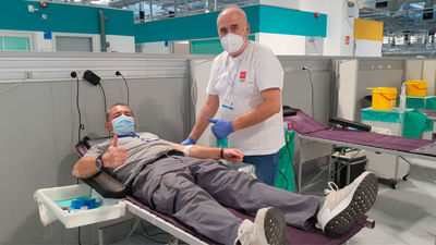 Maratón de donaciones en Fuenlabrada ante el descenso de reservas de algunos grupos sanguíneos  en Madrid