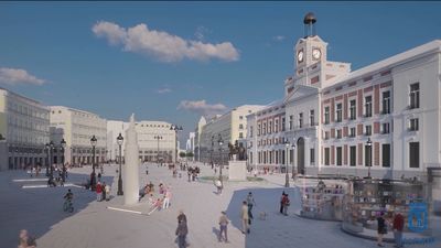 El Ayuntamiento de Madrid estudia instalar toldos en las zonas más soleadas de la Puerta del Sol