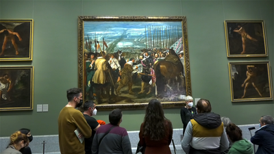 Personas en riesgo de vulnerabilidad visitan el Museo del Prado