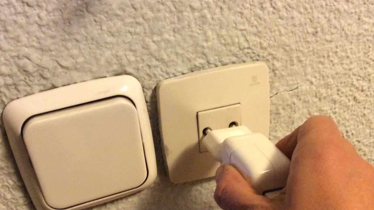 Interruptor y enchufe