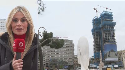 La reforma de las Torres de Colón se ralentiza por la falta de hormigón debido a la huelga de transportistas