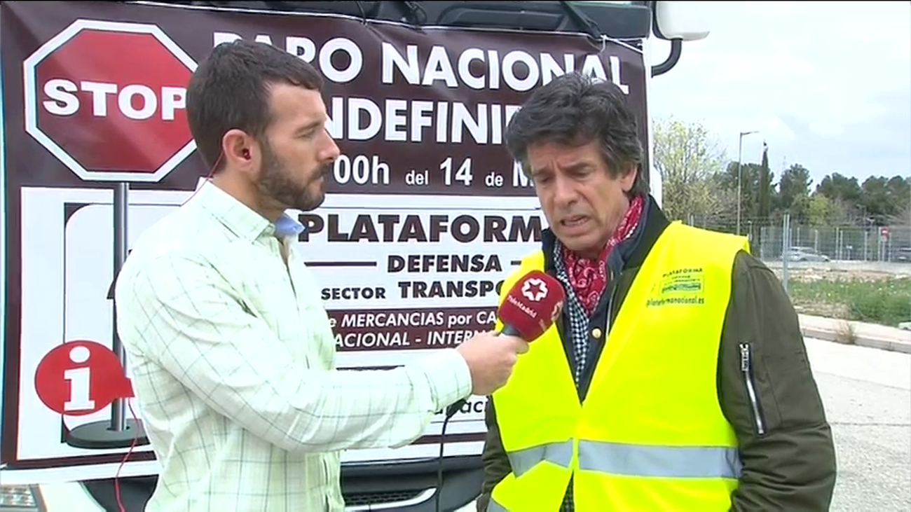 Los transportistas vuelven a movilizarse este lunes en Madrid con una nueva marcha lenta