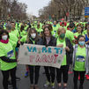 La 'marea verde' contra el cáncer llena las calles de Madrid
