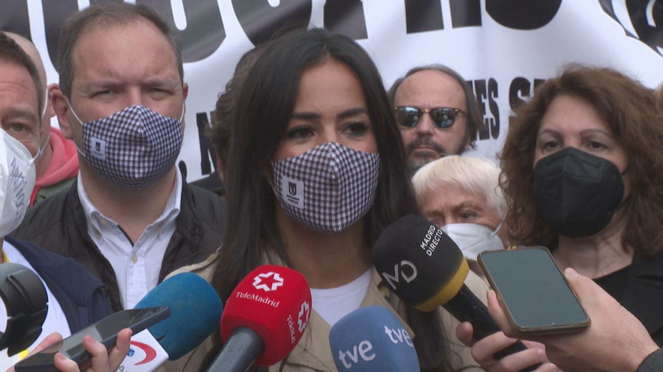 Begoña Villacís: "El Gobierno no puede ser cómplice de la okupación y mucho menos alentarlo"