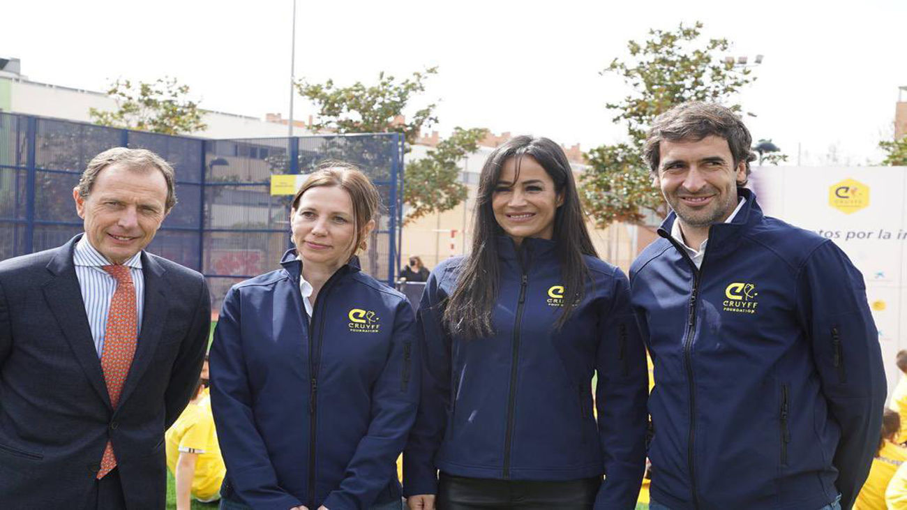 Raúl inaugura un campo con su nombre en Marconi