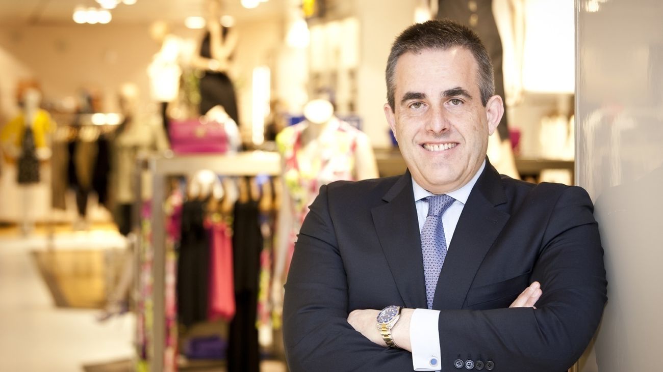 Víctor del Pozo en uno de los centros de El Corte Inglés