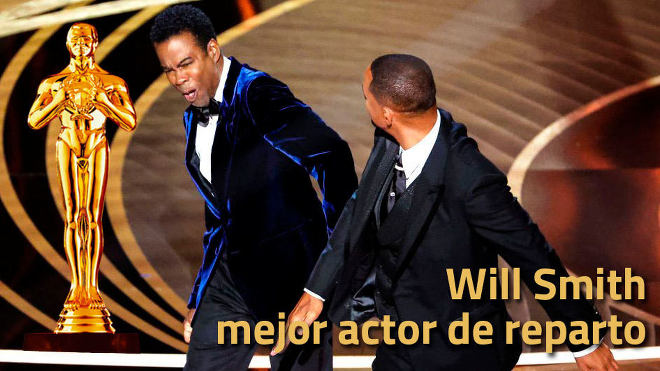 Meme del tortazo de Will Smith a Chris Rock en los Oscar