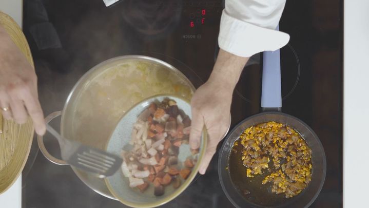 Receta de judiones de Montejo