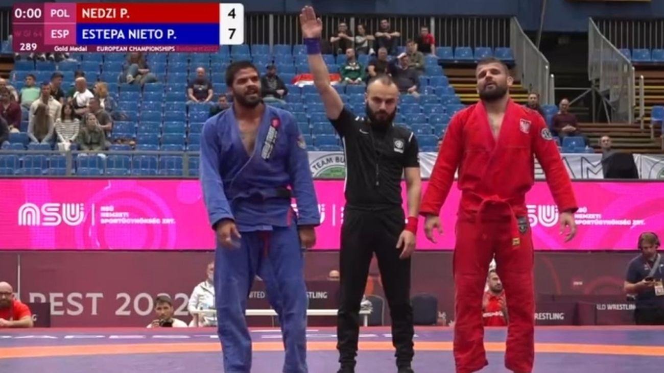 El madrileño Pablo Estepa, campeón de Europa de lucha