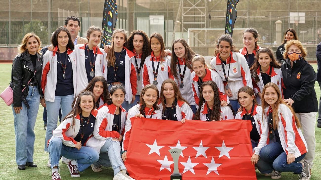 Madrid, subcampeona de España sub'16 de hockey