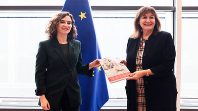 Ayuso presenta en Bruselas su plan de apoyo a la natalidad y la gratuidad de las escuelas infantiles