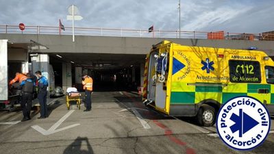 Herido grave un trabajador en un centro comercial de Alcorcón
