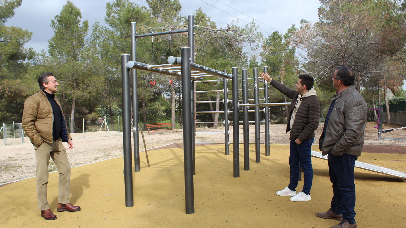 Chinchón estrena sus dos nuevos puntos activos de ejercicio