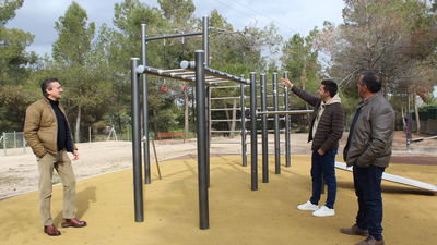 Chinchón estrena sus dos nuevos puntos activos de ejercicio