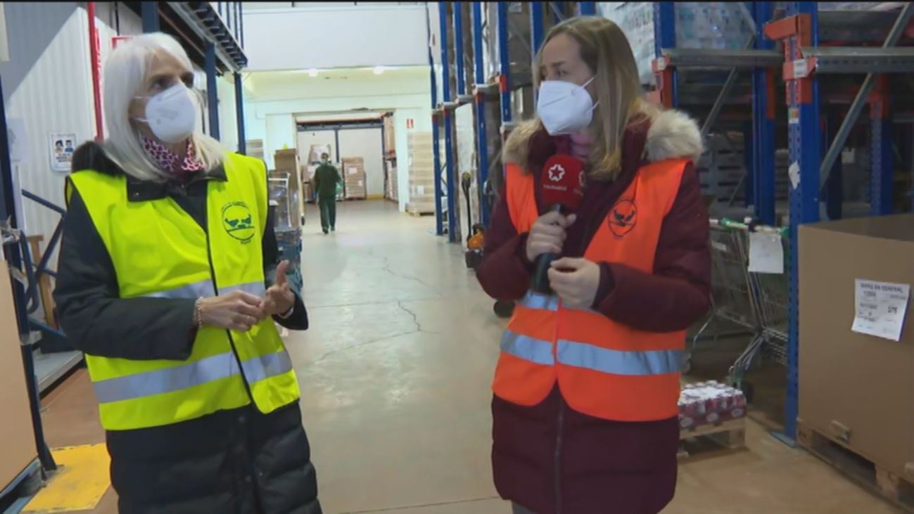 El Banco de Alimentos, afectado también por la huelga de transportistas y la subida de precios