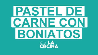 Receta de pastel de carne con boniatos