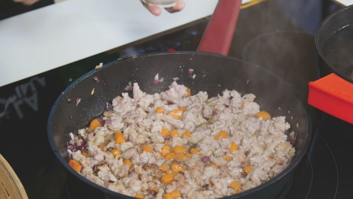 Receta de pastel de carne con boniatos
