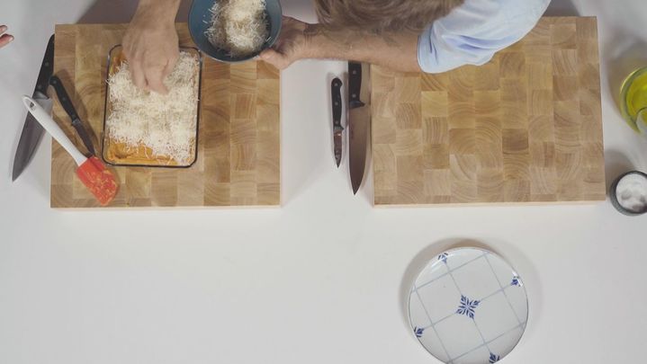 Receta de pastel de carne con boniatos