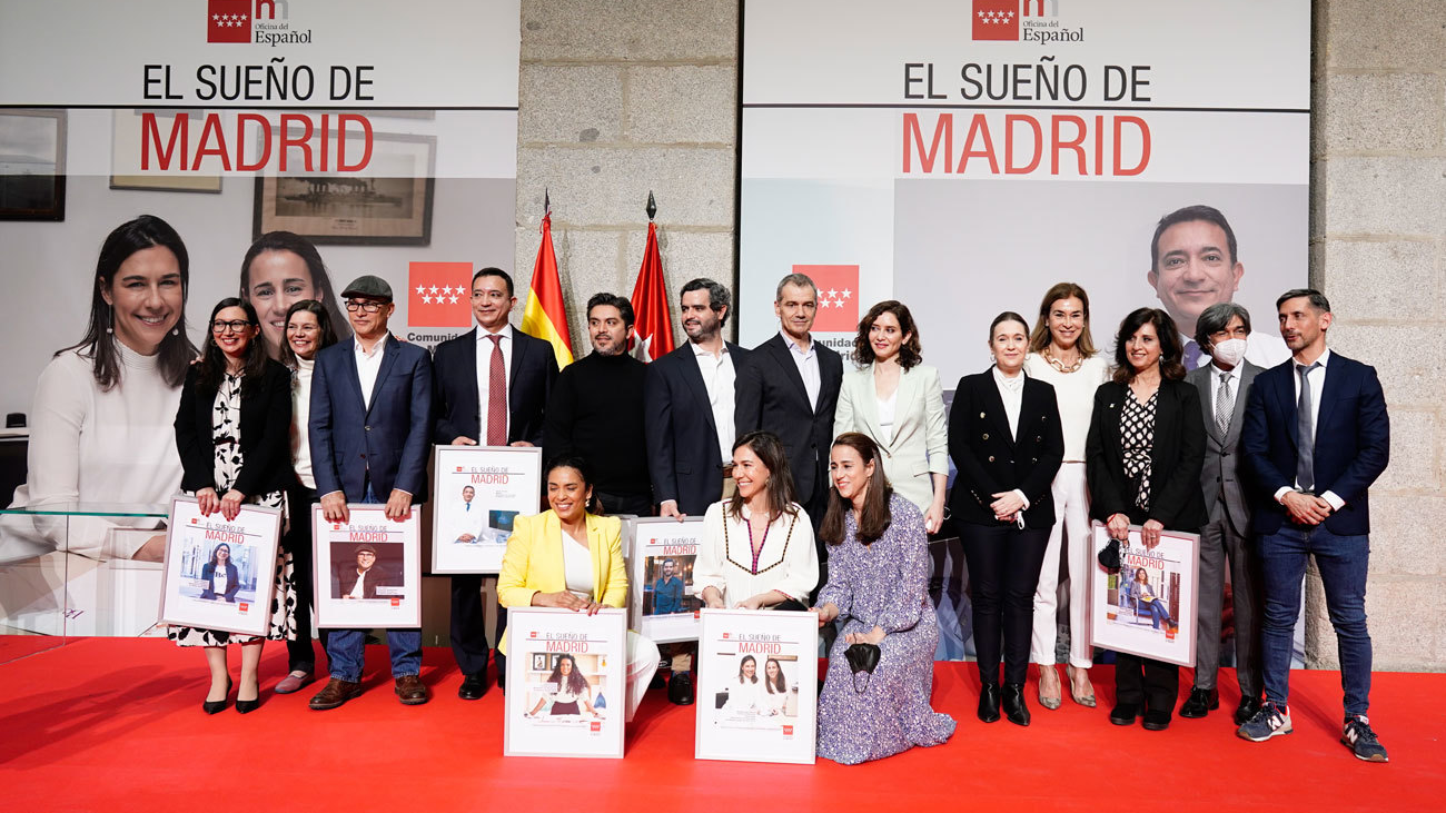 Ayuso presenta la campaña 'El sueño de Madrid' que reconoce el talento hispano y la capacidad de integración de la Comunidad