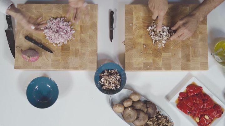 Receta de pimientos rellenos de setas