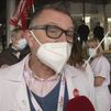 Protestan ante el Ramón y Cajal por el despido de 7.000 sanitarios con contrato de refuerzo Covid