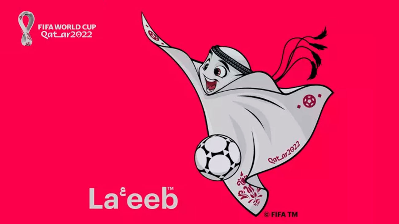 La'eeb, en árabe 'jugador habilidoso' mascota del Mundial