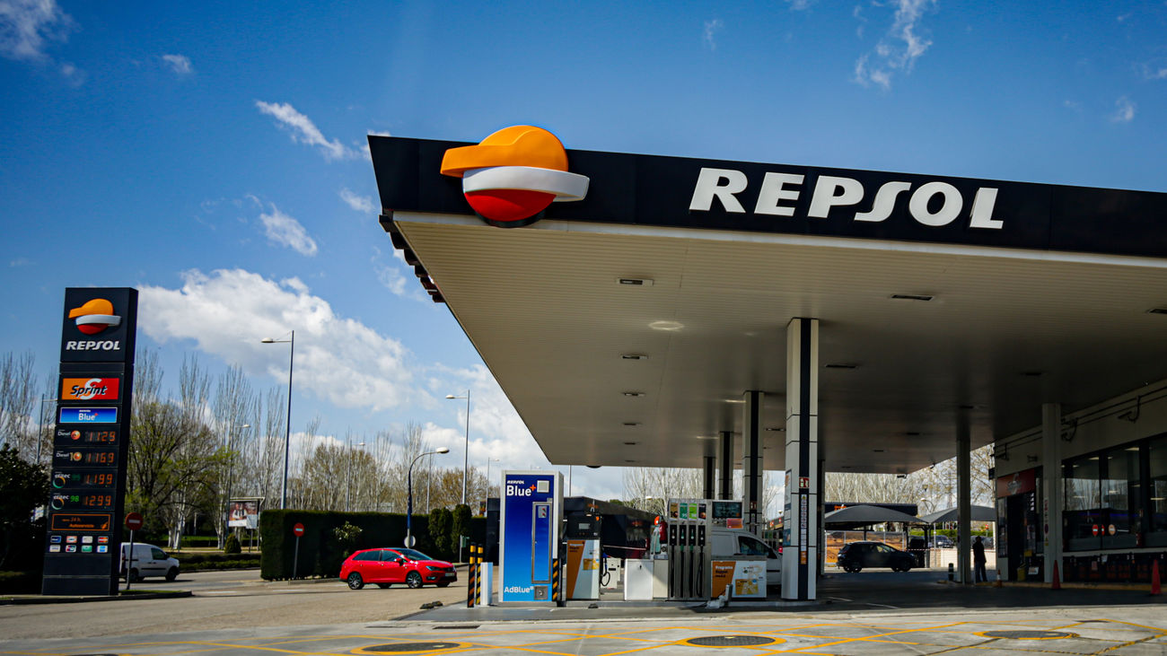 Gasolinera de Repsol ubicada en Madrid