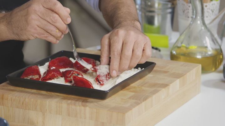 Receta de pimientos rellenos de setas