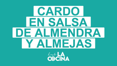 Receta de cardo en salsa de almendra y almejas