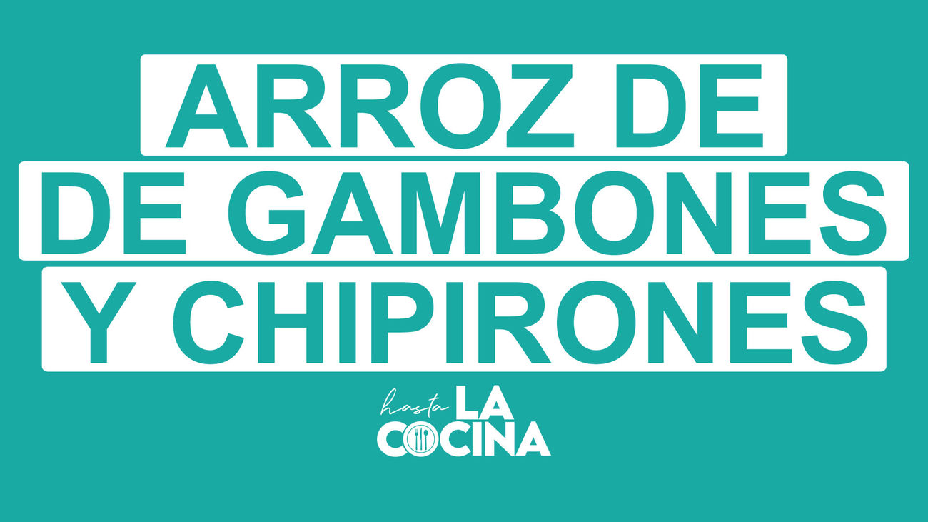 Receta de arroz de gambones y chipirones