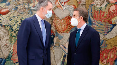 Feijóo tras ser recibido por el Rey: "Bajar los impuestos garantiza el Estado del bienestar"