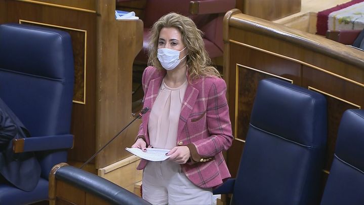 La ministra de Transportes, Movilidad y Agenda Urbana, Raquel Sánchez / TELEMADRID