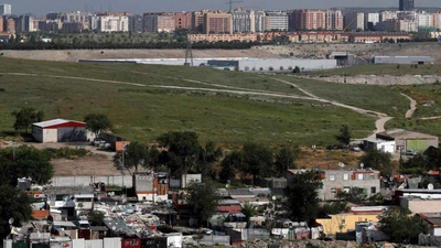 Detenido por atrincherarse armado en la Cañada Real