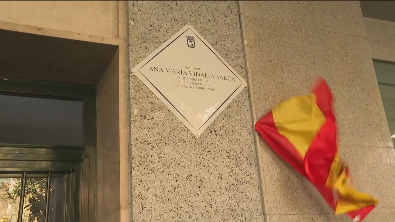 Madrid homenajea con una placa a Ana María Vidal Abarca