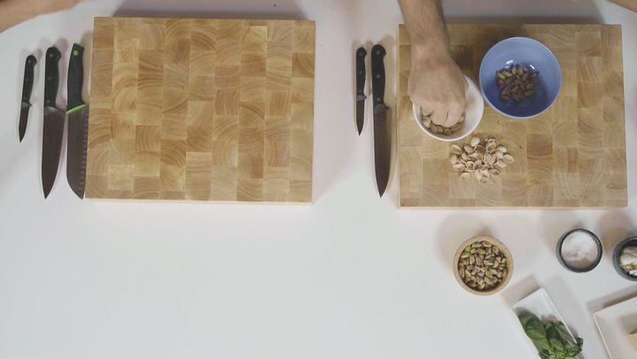 Receta de scialatielli con pesto