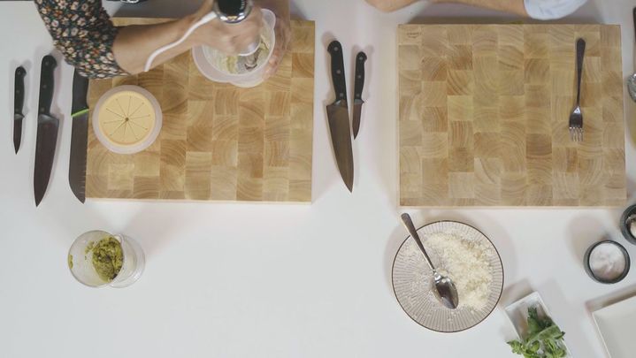 Receta de scialatielli con pesto