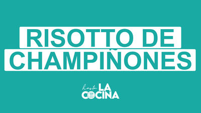 Receta de risotto de champiñones