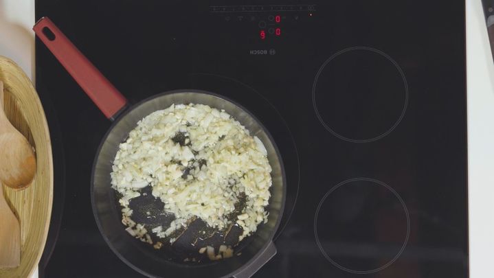 Receta de risotto de champiñones