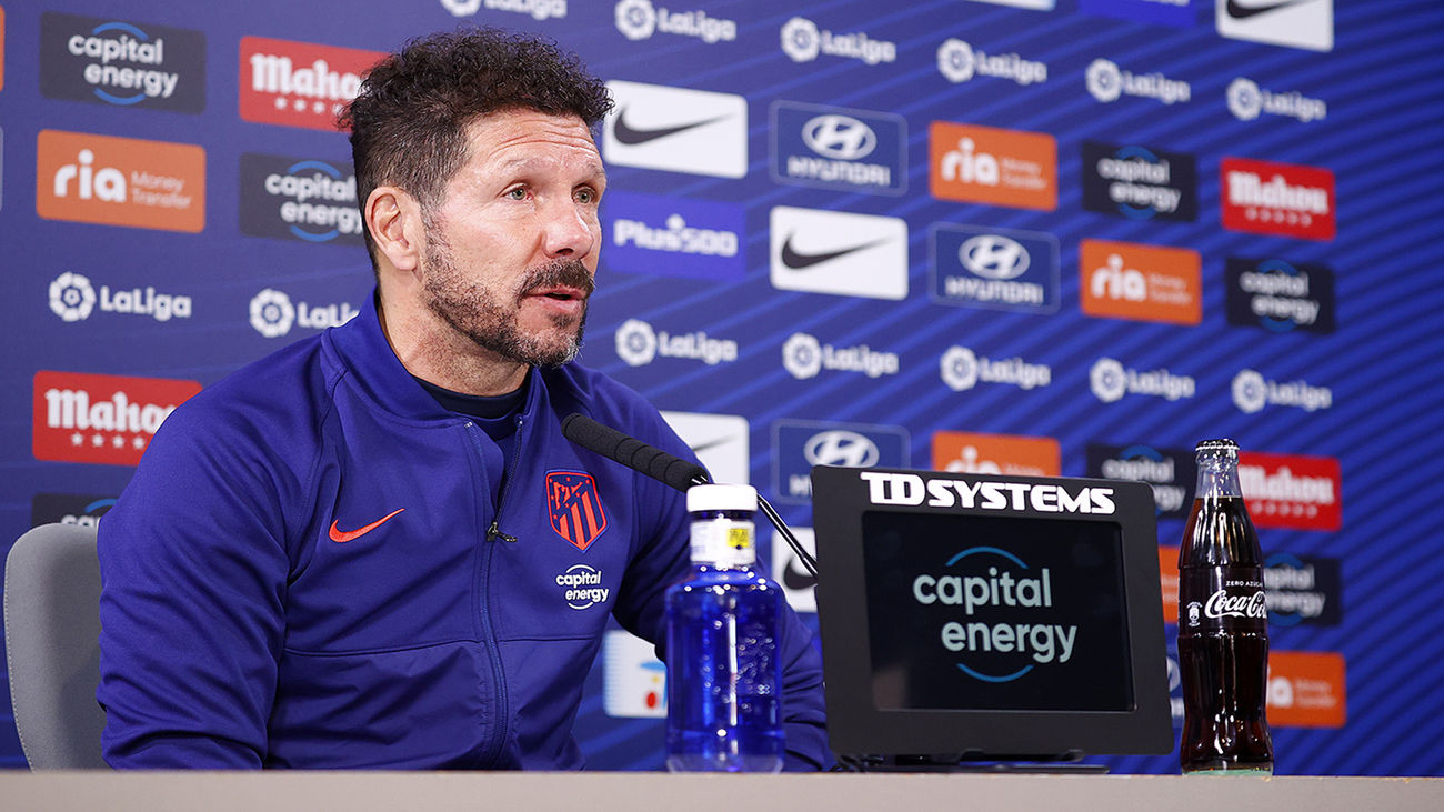 Simeone: "¿Críticas? Yo no opino de lo que opinen los demás"
