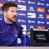 Simeone: "¿Críticas? Yo no opino de lo que opinen los demás"