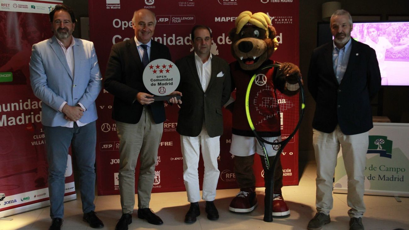 Presentación del Open de Tenis de la Comunidad de Madrid