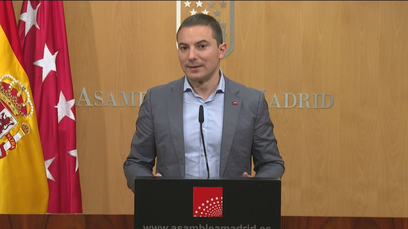 Juan Lobato, portavoz del PSOE en la Asamblea de Madrid
